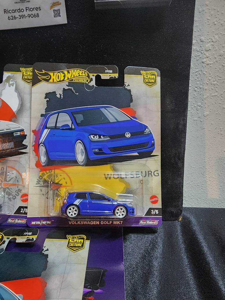 Hot wheels premium car culture set 5 cars