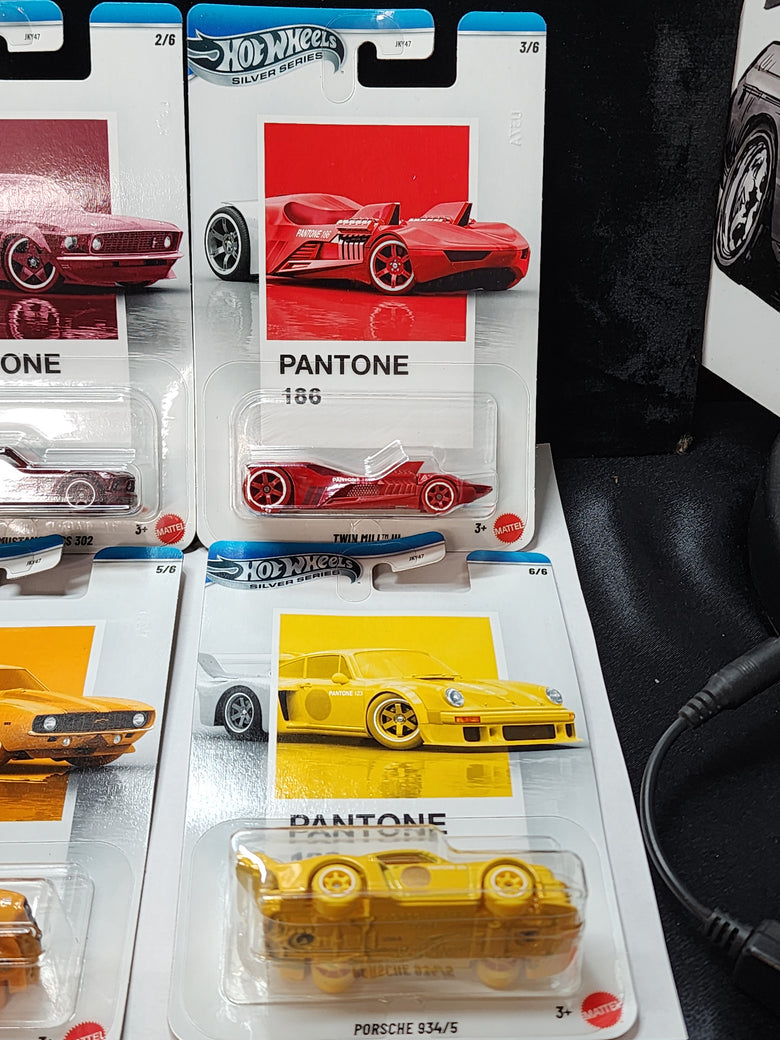 Hot wheels 1.64 Silver Series PANTONE SET of 6