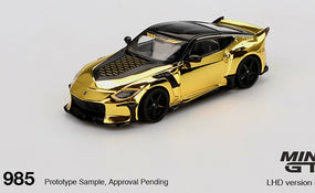Mini GT 1.64 Nissan Z Veilside FFZ400 Cromo Dorado