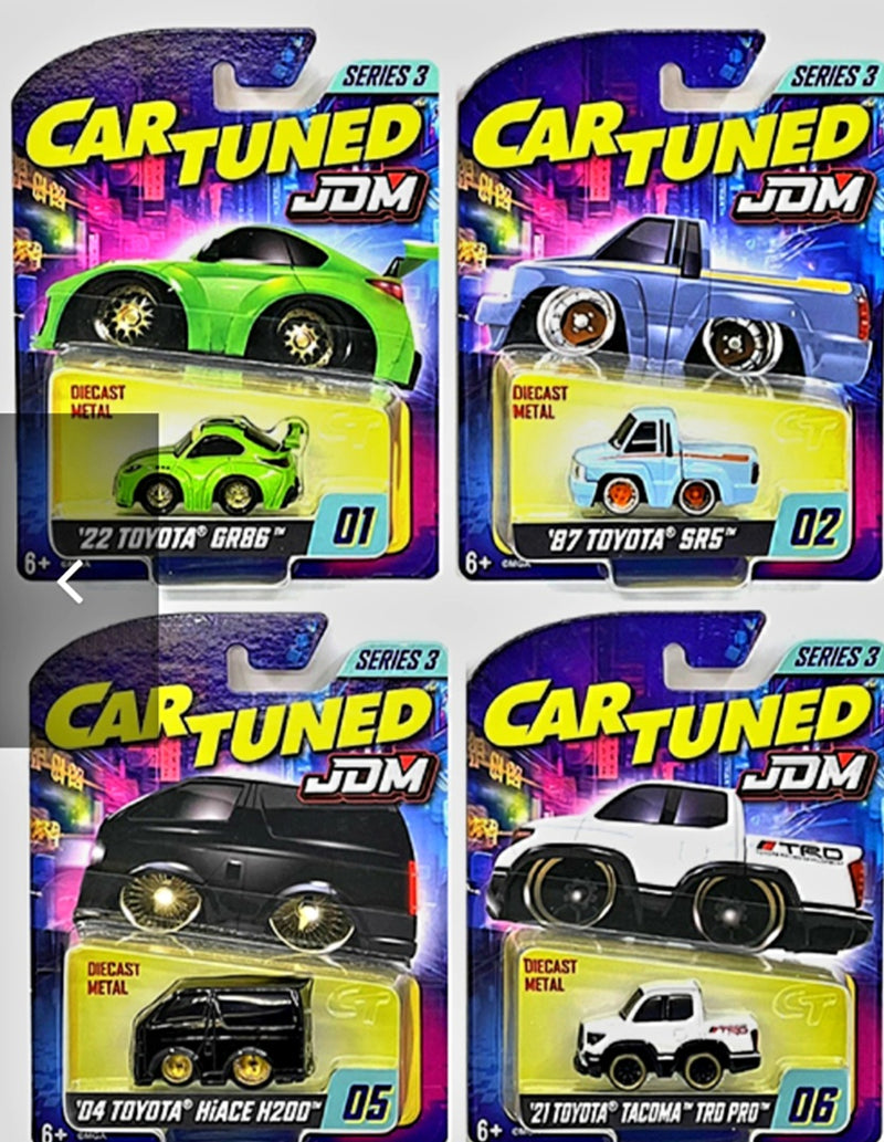 Car Tuned JDM Series 3 set of 8 cars