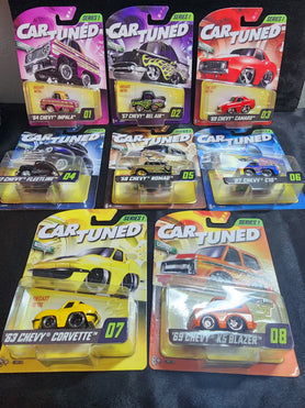 Car Tuned series 1 New Set 8 cars