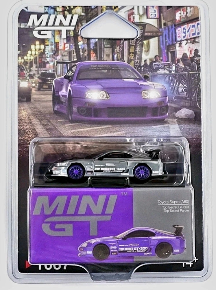 Mini GT 1.64 CHASE-CHASE Toyota Supra