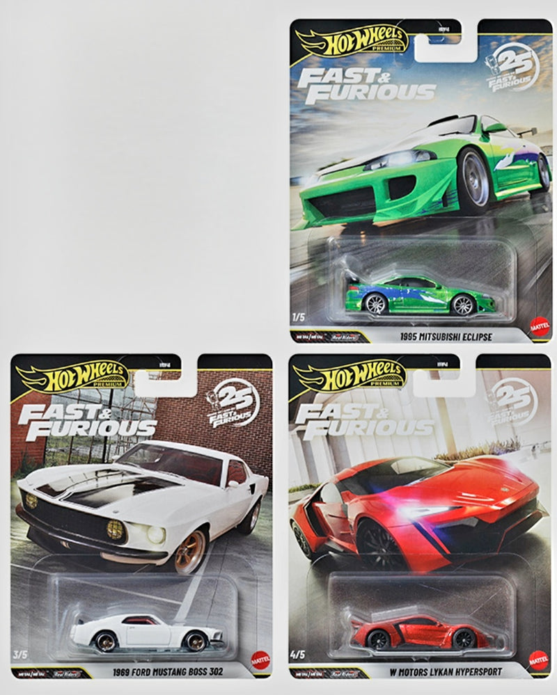 Hot wheels premium 25 years Fast And Furious set