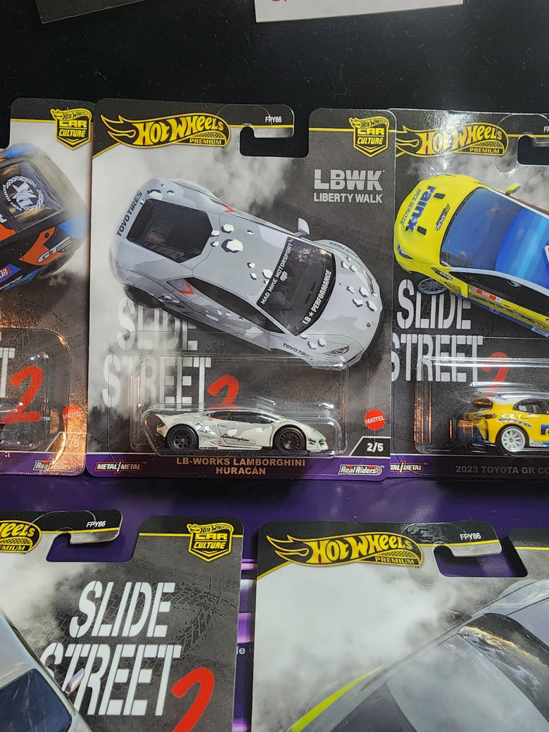 Hot wheels premium set Slide Street 2