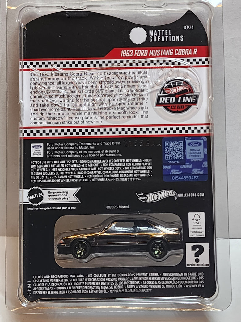 HW 1.64 RLC 93 Ford Mustang Cobra R