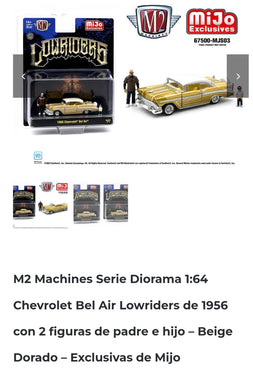 M2 1.64 Diorama Lowriders 1956 Chevrolet Bel Air