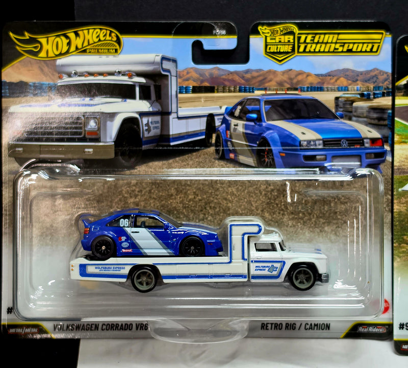 Hot wheels premium Team transport set 3