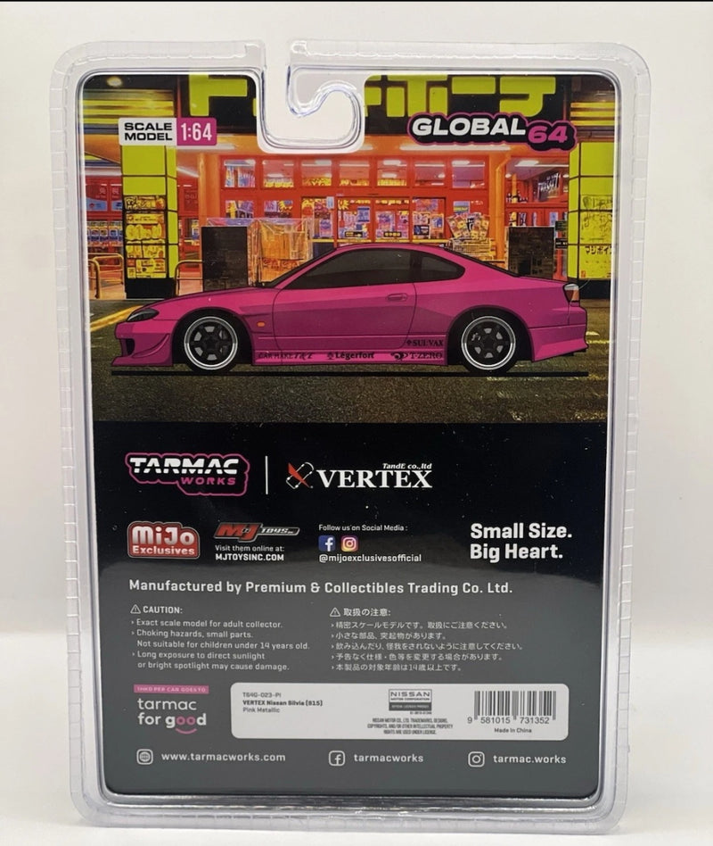 Tarmac Works 1.64 Vertex Nissan Silvia S15