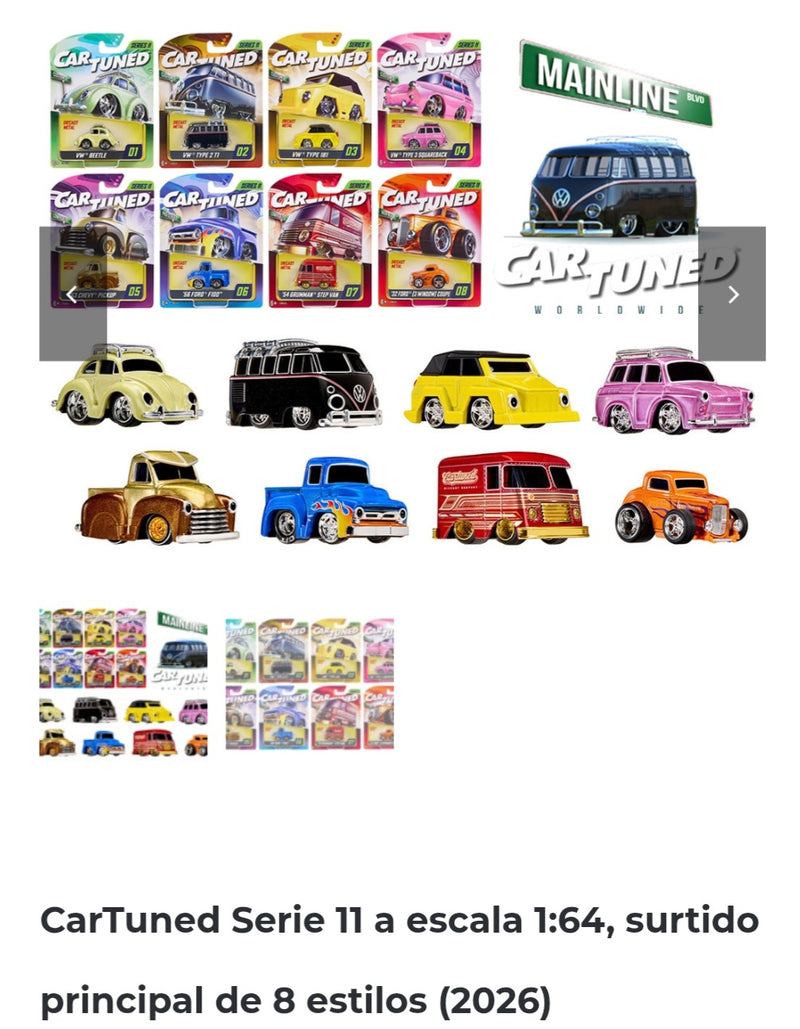 Car Tuned Premier Series 11 Mainline set of 8 cars