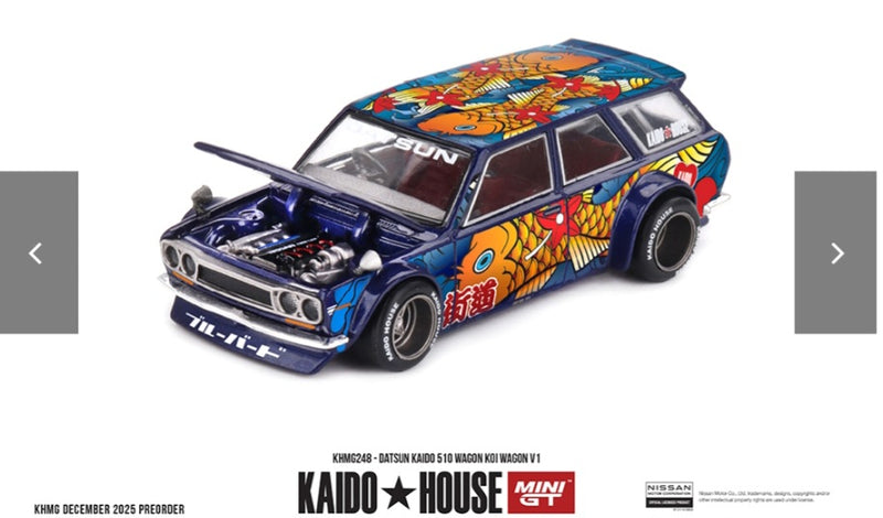 Kaido house 1.64 Datsun 510 Wagon Koi