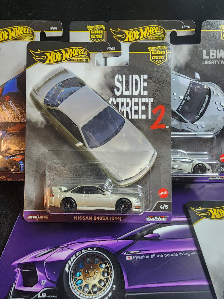 Hot wheels premium set Slide Street 2