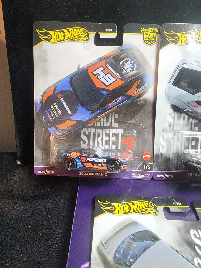 Hot wheels premium set Slide Street 2