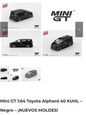 Mini GT 1.64 Toyota Alphard 40 KUHL Black
