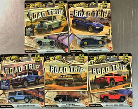 Hot wheels premium Car culture Road Trip series set of 5 cars