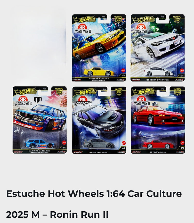 Hot wheels premium Ronin Run II set 5 cars