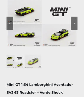 Mini GT 1.64 Lamborghini Aventador SVJ
