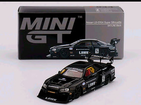 Mini GT 1.64 Nissan LB-ER34 Silhouette Skyline Black