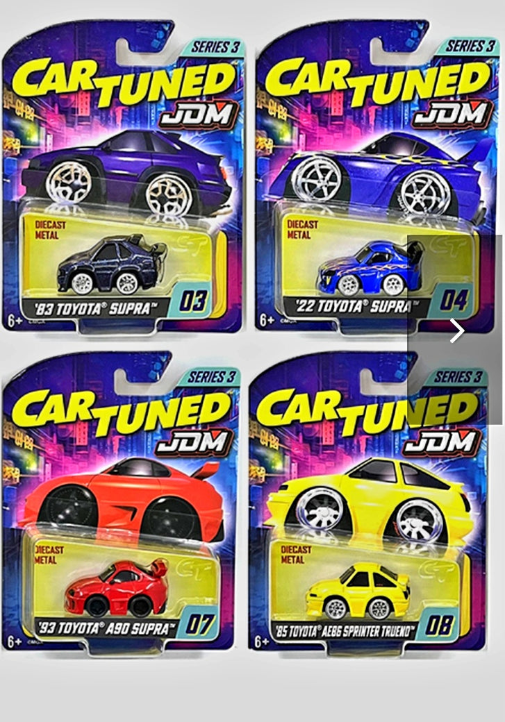 Car Tuned JDM Series 3 set of 8 cars