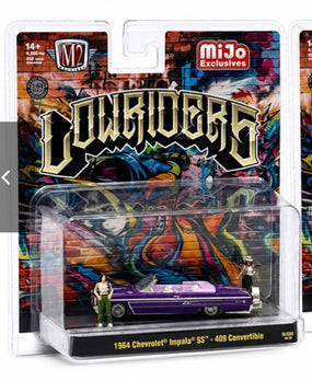 M2 1.64 Diorama Lowriders 1964 Chevrolet Impala SS Comvertible