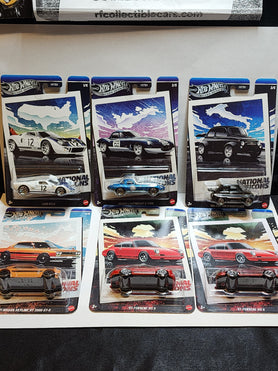 HW 1.64 Silver Series National Icons set 5 cars and 1 CHASE