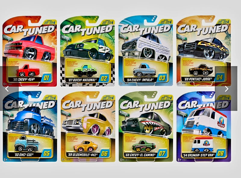 Car Tuned 1.64 Series 4 hobby Assortment of 8