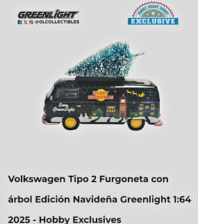 Greenlight 2025 Chistmas Volkswagen Type 2 Panel Van
