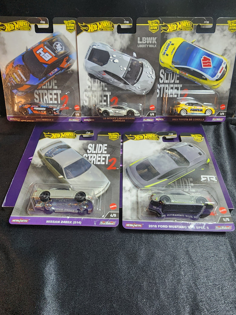 Hot wheels premium set Slide Street 2