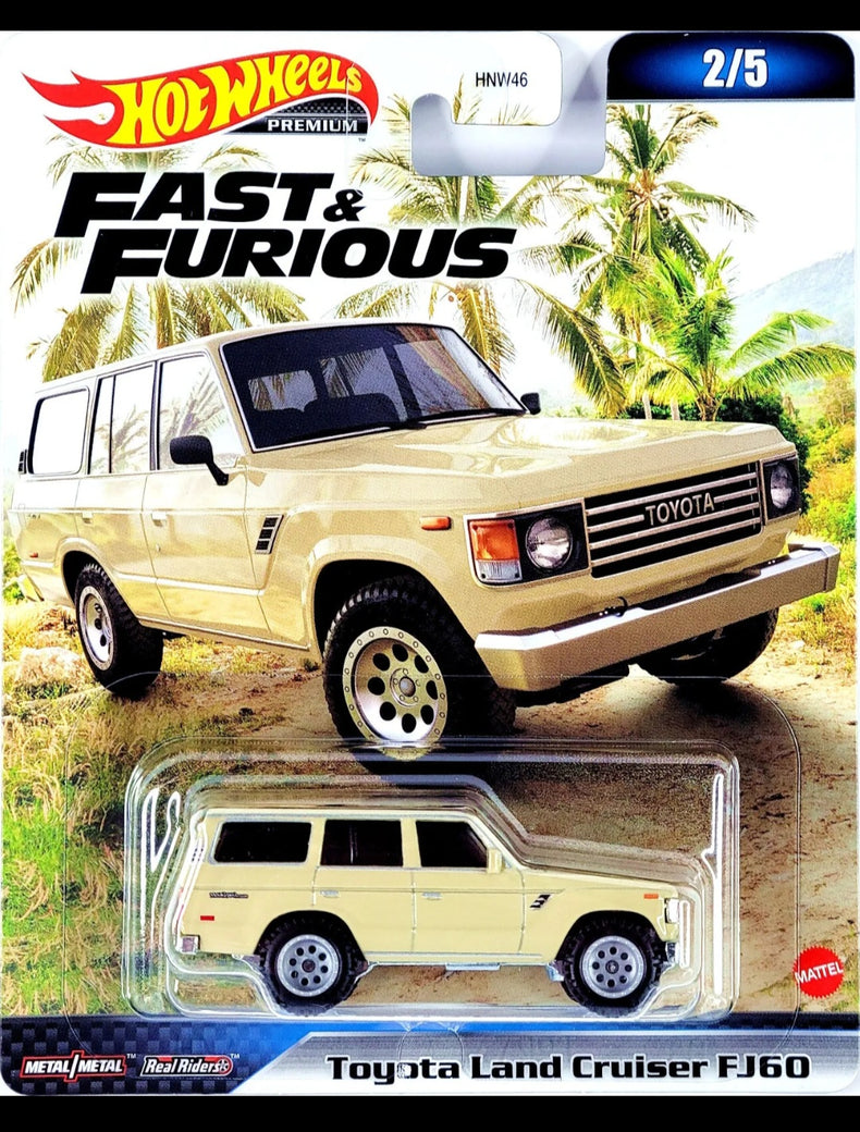 Hot wheels premium fast and furious set