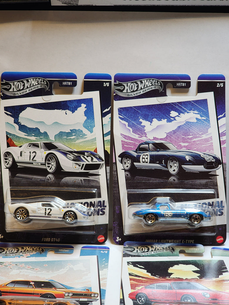 HW 1.64 Silver Series National Icons set 5 cars and 1 CHASE