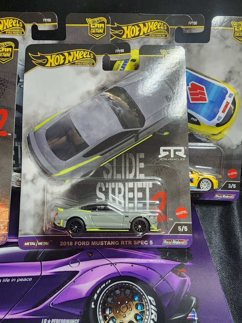 Hot wheels premium set Slide Street 2