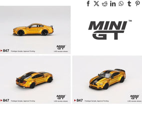 Mini GT 1.64 Ford Mustang LB Gold